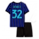 Inter Milan Federico Dimarco #32 Barnkläder Hemma matchtröja till baby 2025-26 Kortärmad (+ Korta byxor) Billigt Inter Milan Federico Dimarco #32 Barnkläder Hemma matchtröja till baby 2025-26 Kortärmad (+ Korta byxor) Billigt